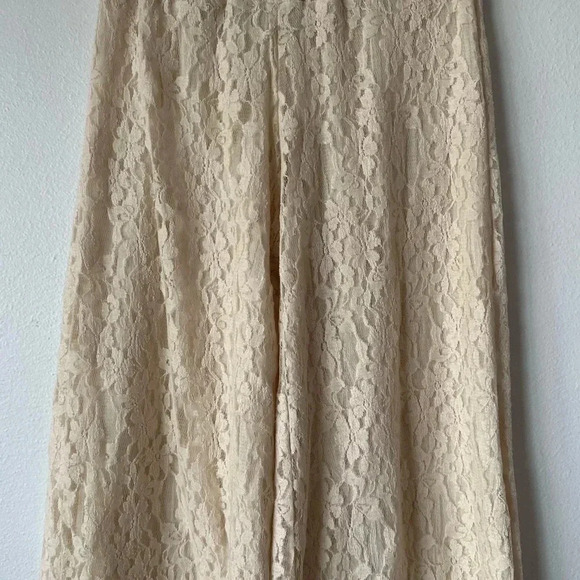 ELAN Ivory LACE Boho Genie Pants - Picture 6 of 10